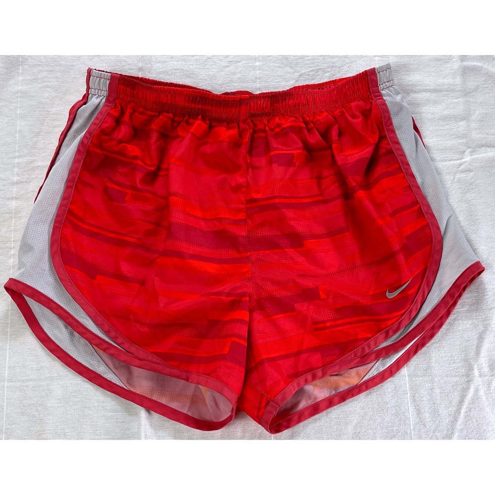 Nike Dri-FIT Womens S Red Running Shorts Athletic Gym Workout